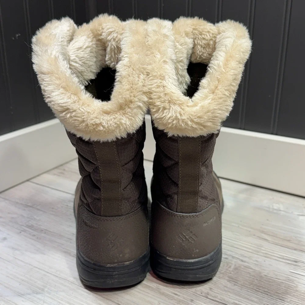 Columbia‎ Ice Maiden II Women's 8 Brown Waterproof Winter Snow Boots BL1581-232